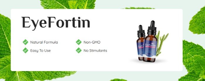 Pure and safe ingredients in EyeFortin supplement